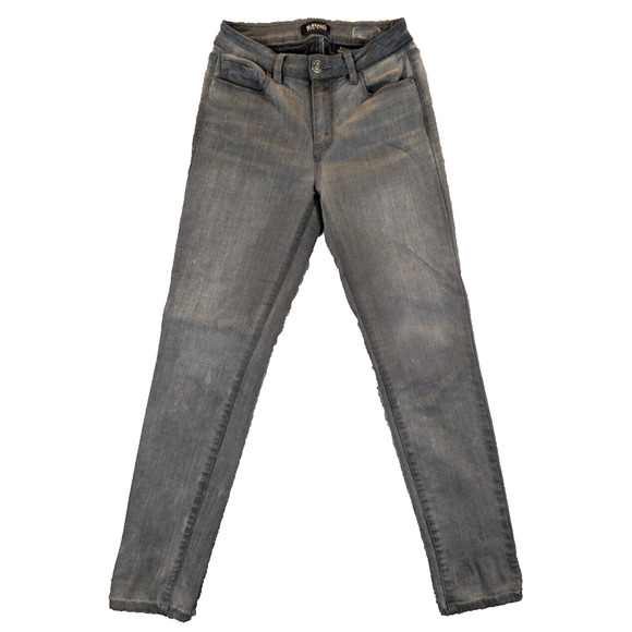 Buffalo David Bitton Skinny Jeans 2/26 Women's Mid-RiseStretch Cotton Denim Gray - Picture 1 of 11